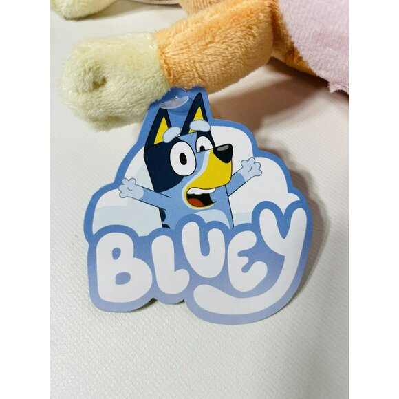 Bluey & Bingo Bunny Plush With Glasses 10" 2 Pack - Picture 10 of 12